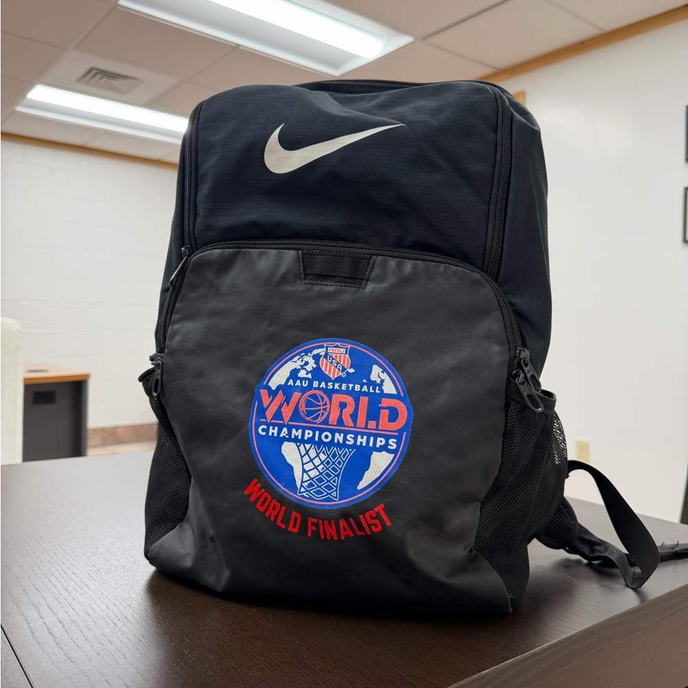 One Nike basketball backpack